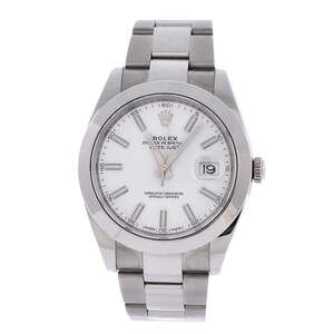 Rolex 41 Oyster Perpetual Datejust Automatic Watch Stainless Steel